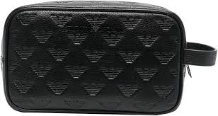 Neceser Emporio Armani Águila Logoprint Negro